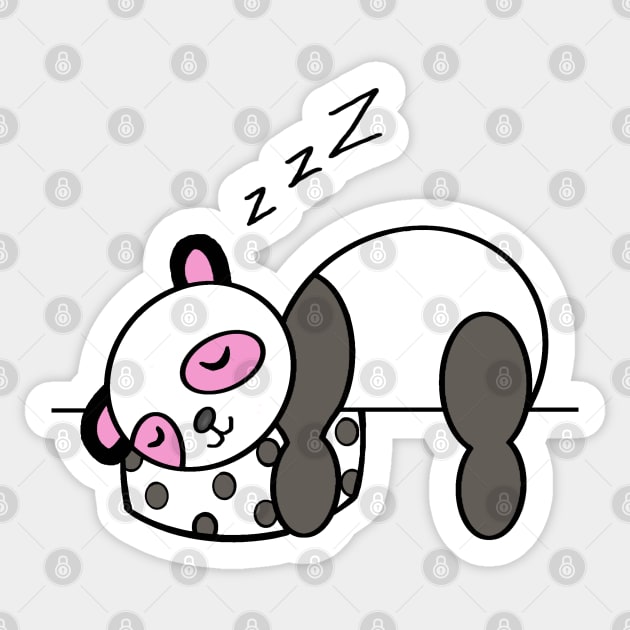 Tired panda Sticker by ArtStyleAlice